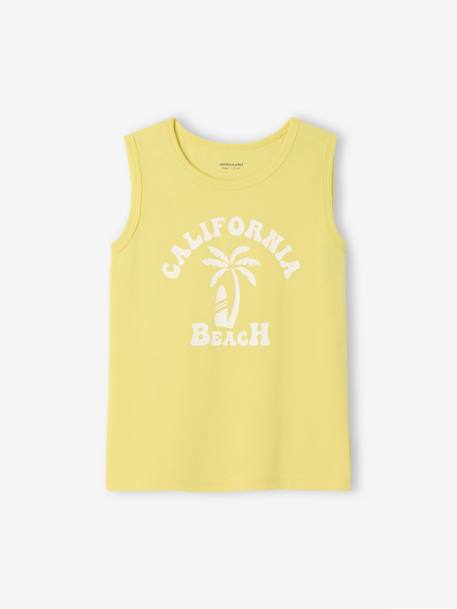 Set van 2 tanktops voor jongens veel geel+veel groen - vertbaudet enfant 