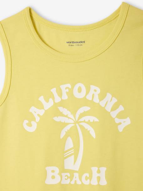 Set van 2 tanktops voor jongens veel geel+veel groen - vertbaudet enfant 