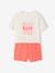 Set van 2 surf pyjamabroeken voor meisjes rozen - vertbaudet enfant 