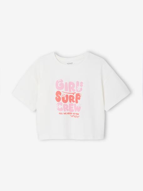 Set van 2 surf pyjamabroeken voor meisjes rozen - vertbaudet enfant 
