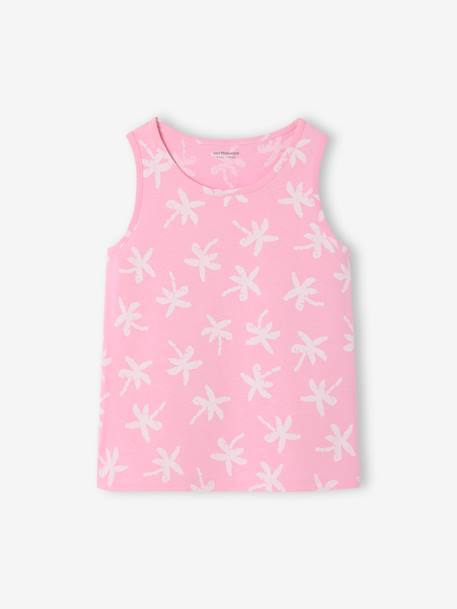 Set van 2 surf pyjamabroeken voor meisjes rozen - vertbaudet enfant 