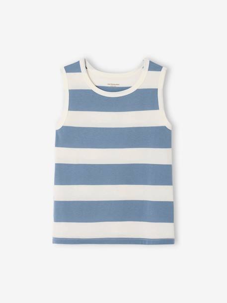 Set van 2 tanktops voor jongens veel geel+veel groen - vertbaudet enfant 