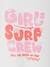 Set van 2 surf pyjamabroeken voor meisjes rozen - vertbaudet enfant 