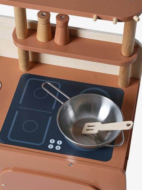 Houten design keukentje karamel+wit - vertbaudet enfant 