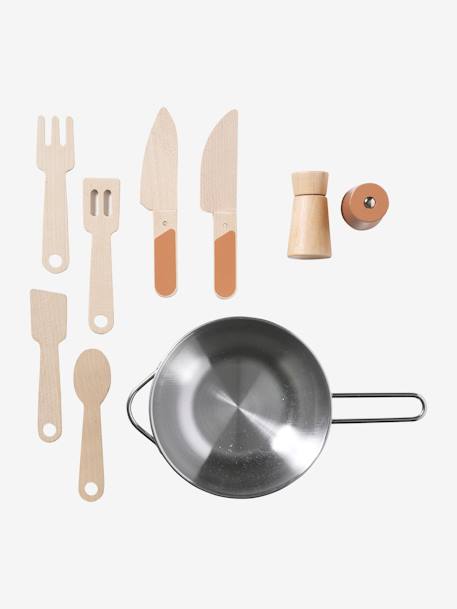 Houten design keukentje karamel+wit - vertbaudet enfant 
