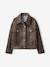 Oversized luipaardjas JONEN beige - vertbaudet enfant 