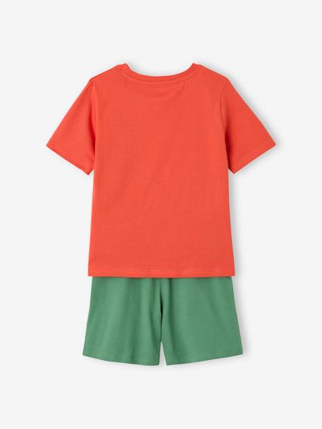 Set van 2 pyjamashorts met dieren voor jongens meerkleurig - vertbaudet enfant 