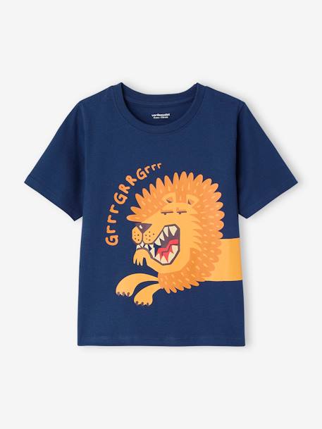 Set van 2 pyjamashorts met dieren voor jongens meerkleurig - vertbaudet enfant 