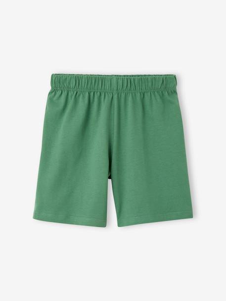 Set van 2 pyjamashorts met dieren voor jongens meerkleurig - vertbaudet enfant 