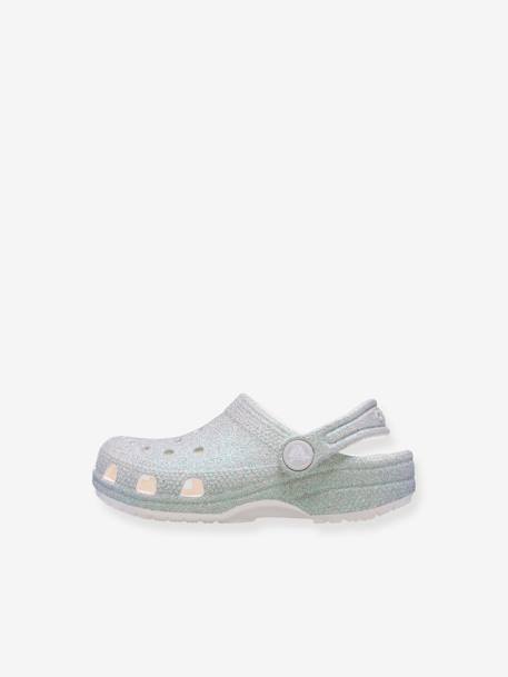 Baby Crocs Classic Iridescent Glitte rozen+wit - vertbaudet enfant 
