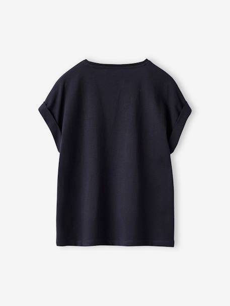 Set van 2 T-shirts met korte mouwen voor meisjes antraciet - vertbaudet enfant 