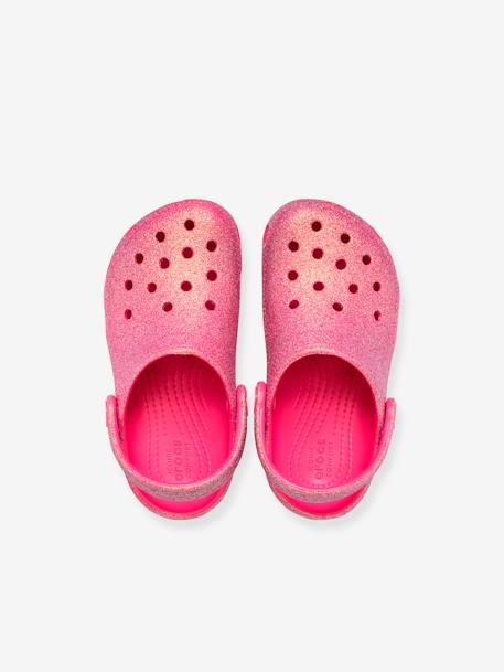 Baby Crocs Classic Iridescent Glitte rozen+wit - vertbaudet enfant 
