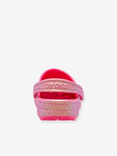 Baby Crocs Classic Iridescent Glitte rozen+wit - vertbaudet enfant 