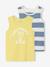 Set van 2 tanktops voor jongens veel geel+veel groen - vertbaudet enfant 