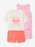 Set van 2 surf pyjamabroeken voor meisjes rozen - vertbaudet enfant 