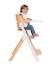 CHICCO Meraviglia Fossil hoge kinderstoel hout - vertbaudet enfant 