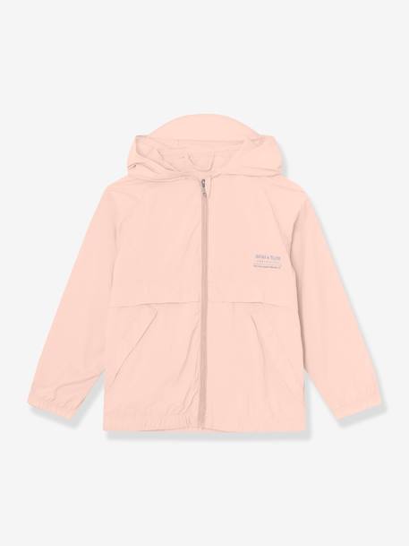 Zomerjas voor kinderen met UV-bescherming MATASLA MINI A TURE bleekblauw+korstmos+roze (poederkleur)+wortel - vertbaudet enfant 