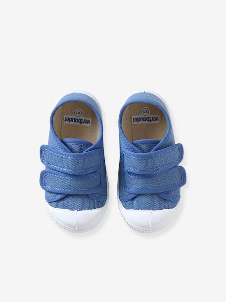 Babysneakers met klittenband - Gemaakt in Frankrijk indigoblauw - vertbaudet enfant 