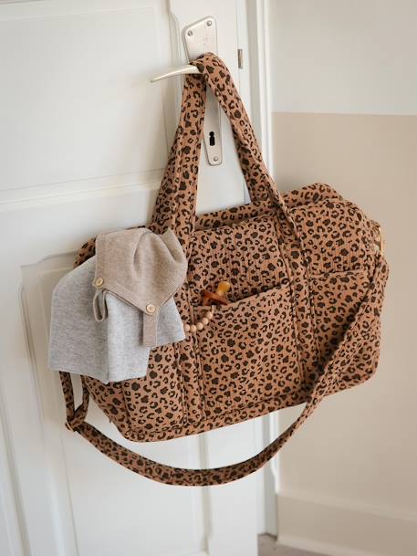 Luiertas 24 of 48 uur luipaard ENVIE DE FRAISE beige - vertbaudet enfant 