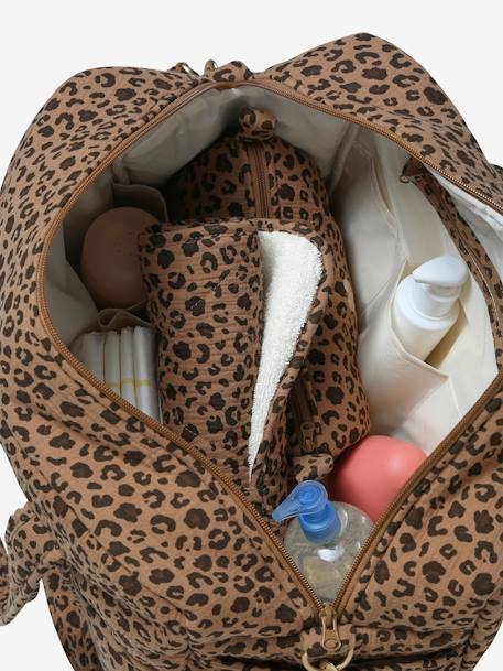 Luiertas 24 of 48 uur luipaard ENVIE DE FRAISE beige - vertbaudet enfant 