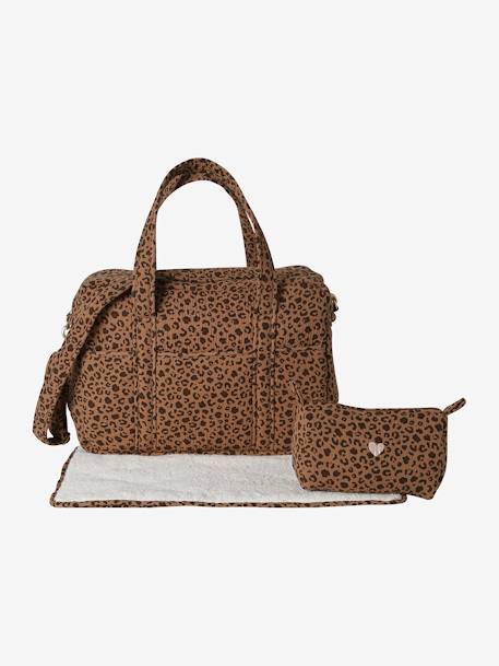 Luiertas 24 of 48 uur luipaard ENVIE DE FRAISE beige - vertbaudet enfant 