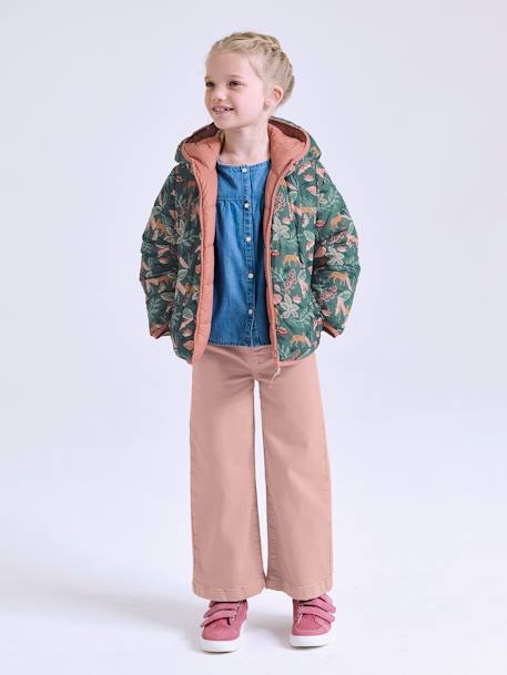 Brede meisjestregging Basics donkerpaars+marineblauw+zachtpaars - vertbaudet enfant 
