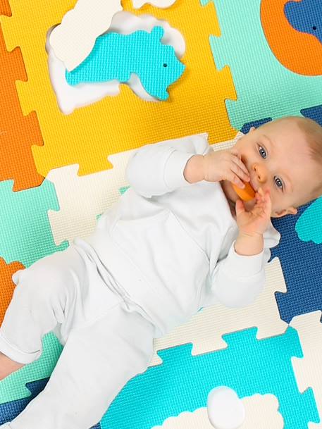 Tegeltapijt randen en hoeken LUDI meerkleurig - vertbaudet enfant 