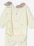 Pyjama van fluweel en Liberty-stof, te personaliseren ENVIE DE FRAISE ecru - vertbaudet enfant 