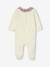 Pyjama van fluweel en Liberty-stof, te personaliseren ENVIE DE FRAISE ecru - vertbaudet enfant 