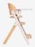 CHICCO Meraviglia Fossil hoge kinderstoel hout - vertbaudet enfant 