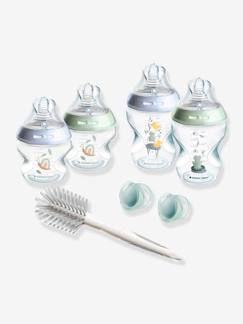 Natural Start Newborn Starter Kit, anti-koliekflessen van 150 ml en 260 ml met speen met langzame toevoer TOMMEE TIPPEE  - vertbaudet enfant