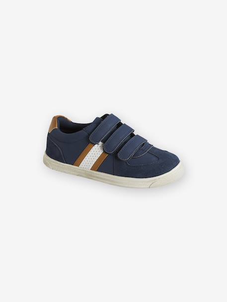 Tennisschoenen met klittenband voor jongens 6400+bruin - vertbaudet enfant 
