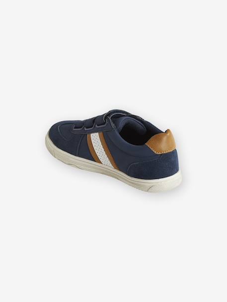 Tennisschoenen met klittenband voor jongens 6400+bruin - vertbaudet enfant 