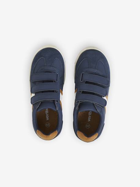 Tennisschoenen met klittenband voor jongens 6400+bruin - vertbaudet enfant 