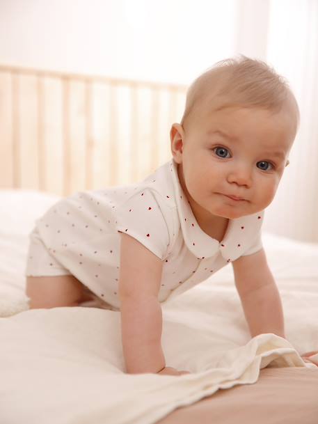 Boxpakje met bloemenprint newborn wit, bedrukt - vertbaudet enfant 
