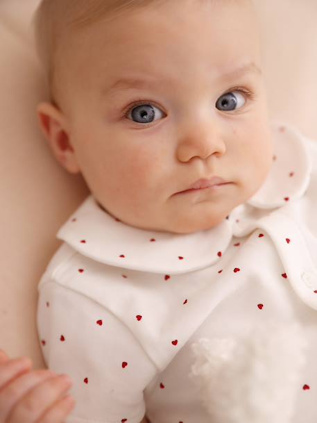 Boxpakje met bloemenprint newborn wit, bedrukt - vertbaudet enfant 