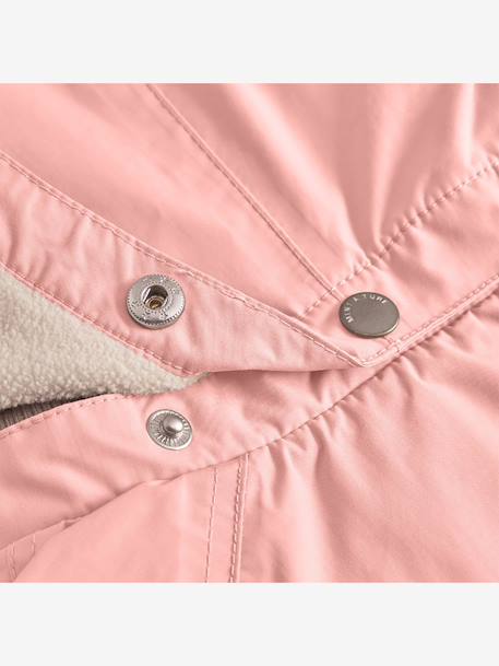 Tussenjas baby's met fleecevoering MATWAI MINI A TURE rozenhout - vertbaudet enfant 