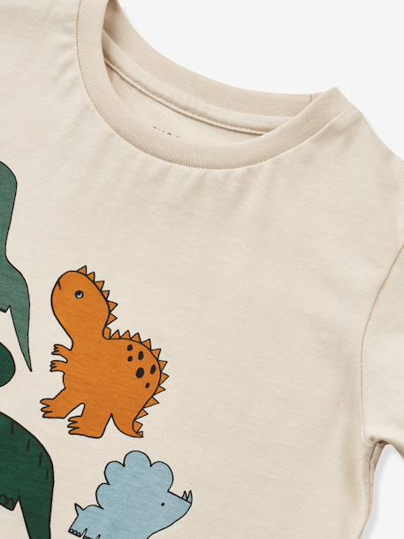 T-shirt met korte mouwen en Apia LIEWOOD-print beige - vertbaudet enfant 