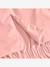 Waterdichte meisjesjas voor het tussenseizoen met fleecevoering MATALGEA MINI A TURE roze (poederkleur)+rozenhout+saliegroen - vertbaudet enfant 