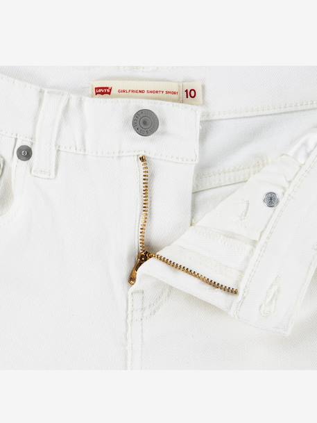 Jeans short Girlfriend shorts LEVI'S® blauw+ecru - vertbaudet enfant 