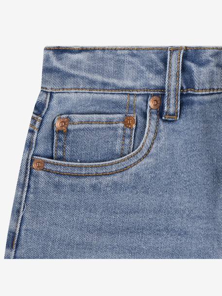 Jeans short Girlfriend shorts LEVI'S® blauw+ecru - vertbaudet enfant 