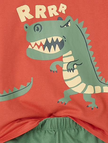 Set van 2 pyjamashorts met dieren voor jongens meerkleurig - vertbaudet enfant 