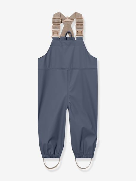 Kinderset: regenjas & waterdichte broek MATWAINIS donkerblauw+groen - vertbaudet enfant 