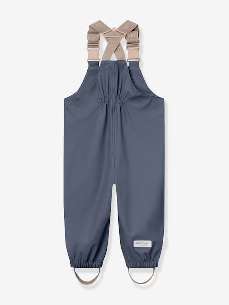 Kinderset: regenjas & waterdichte broek MATWAINIS donkerblauw+groen - vertbaudet enfant 