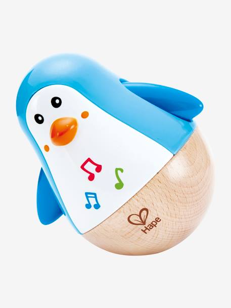 Muzikale culbuto pinguïn HAPE BLAUW - vertbaudet enfant 