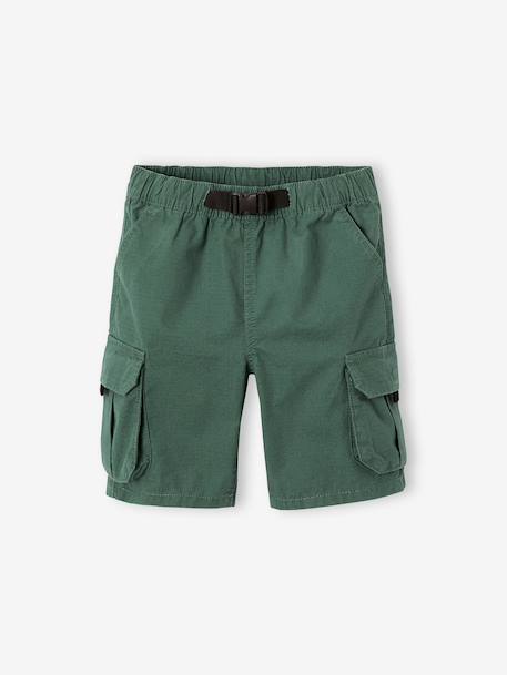 Bermuda in battle-stijl voor jongens dennen - vertbaudet enfant 