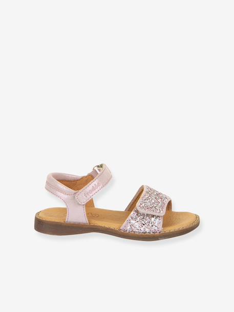 Leren sandalen voor meisjes LORE SPARKLE FRODDO rozen - vertbaudet enfant 