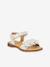Leren sandalen voor meisjes LORE FLOWERS FRODDO blauw+donkerblauw+goud+goudroze+lavendel+rood+rouge+terracottategel - vertbaudet enfant 