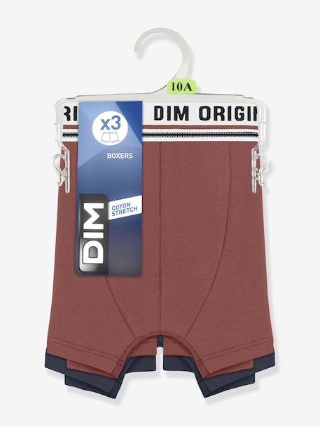 Set van 2 boxershorts voor jongens Original rood - vertbaudet enfant 