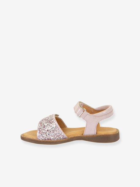 Leren sandalen voor meisjes LORE SPARKLE FRODDO rozen - vertbaudet enfant 